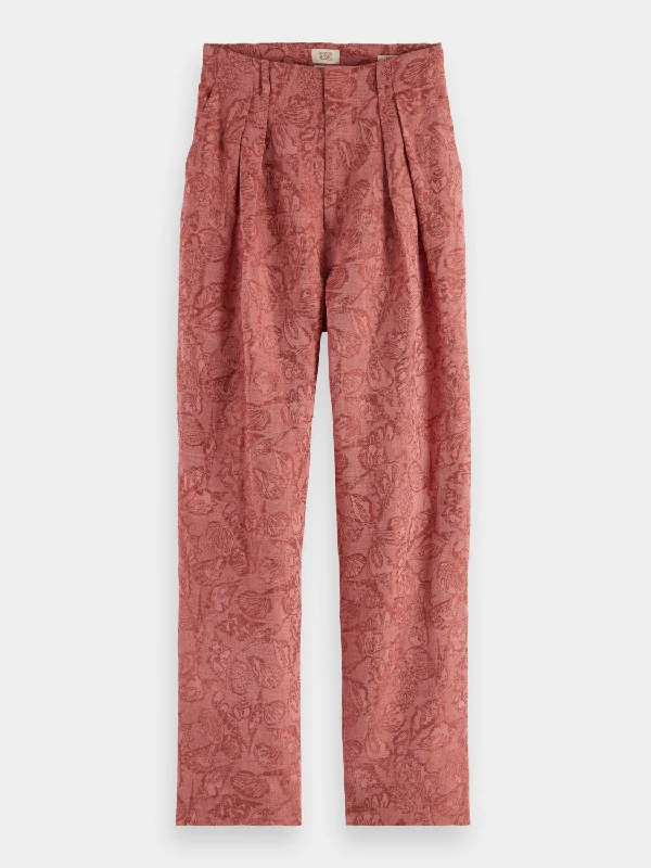 Faye shell jacquard pants