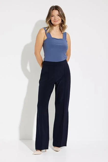 Joseph Ribkoff Pintuck High-Rise Pants