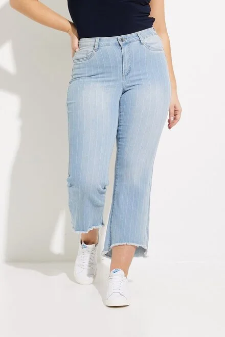 Joseph Ribkoff Striped Leg Jeans