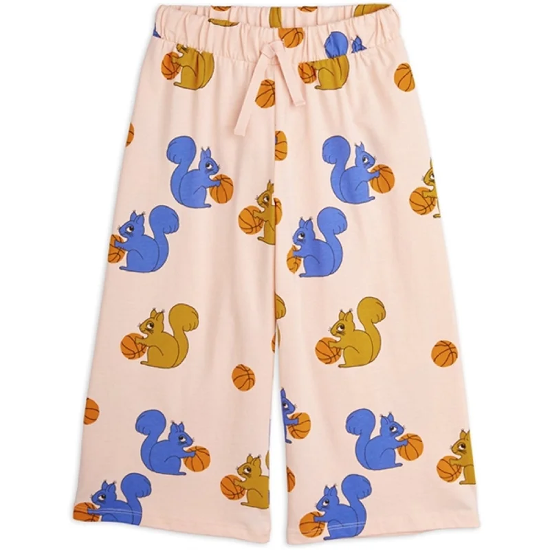 Mini Rodini Pink Squirrels Aop Pants