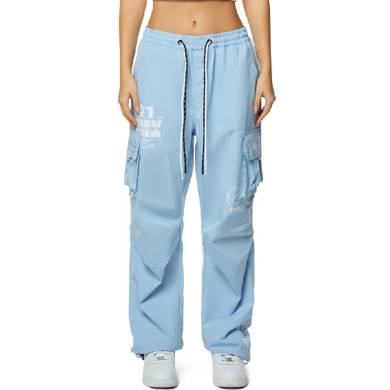 Slouched Straight Pants - Collegiate Blue