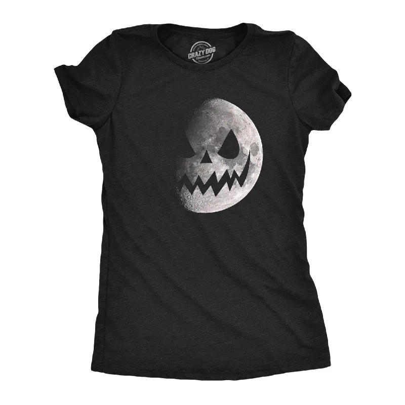 Moon Jack O Lantern Women's T Shirt