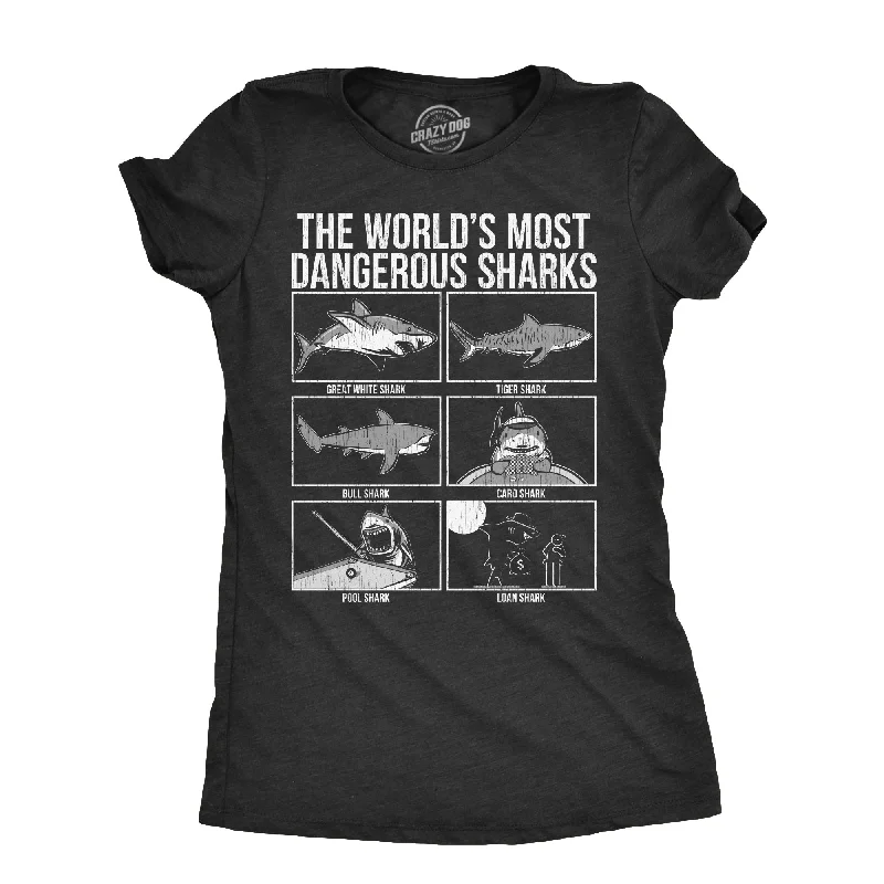 The Worlds Most Dangerous Sharks Women's T Shirt