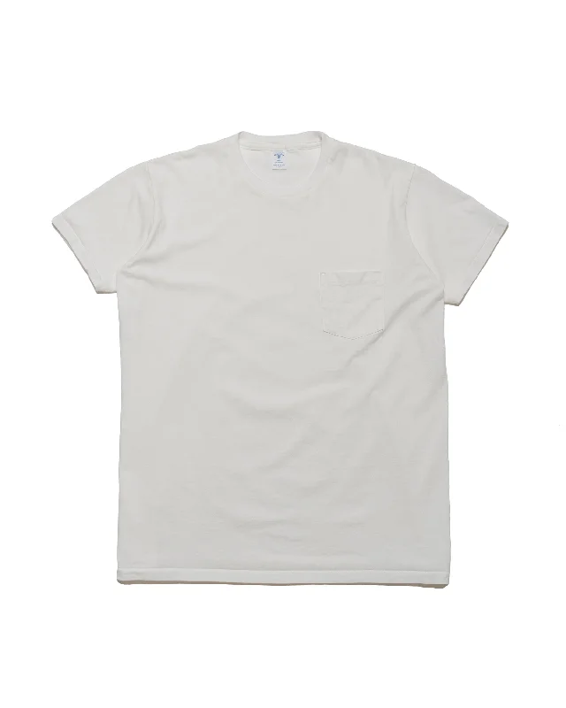 Velva Sheen 2PAC S/S C/N Tee w/PKT White