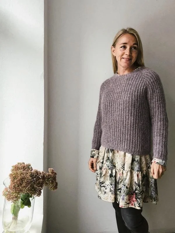 Petra brioche sweater by Önling, knitting pattern