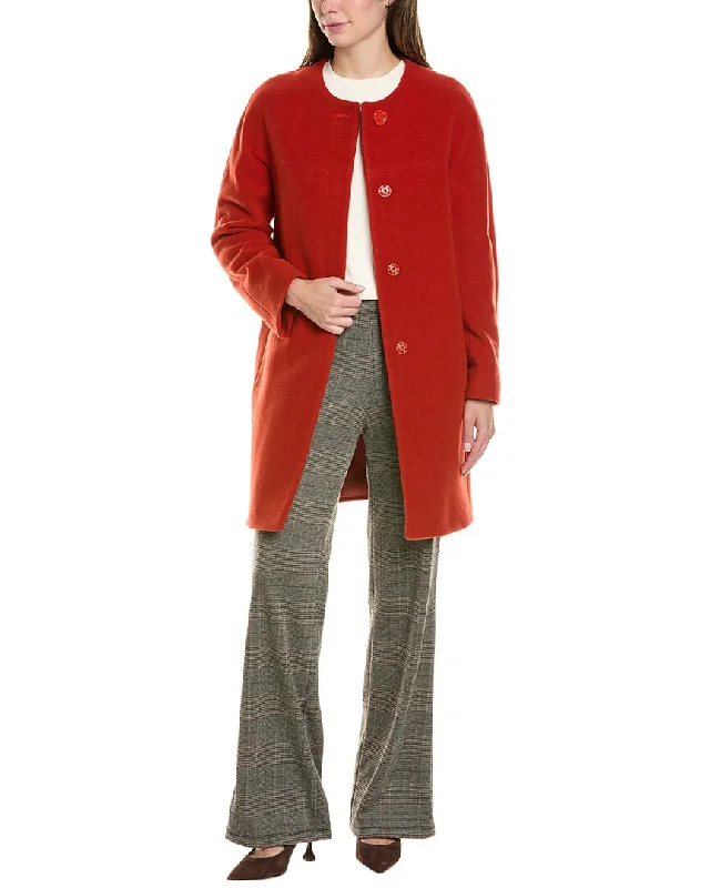 Cinzia Rocca Wool & Cashmere-Blend Coat