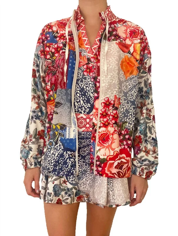 Tango Sporty Zip Jacket In Multi