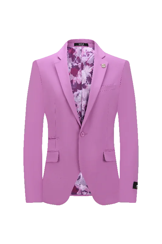 Sateen Blazer - Purple (1 Piece)