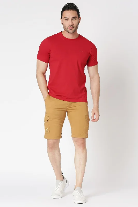 Cargo Cotton Stretch Shorts