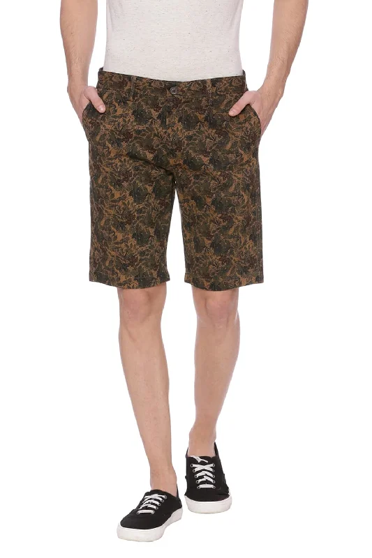 Comfort Fit Printed Shorts