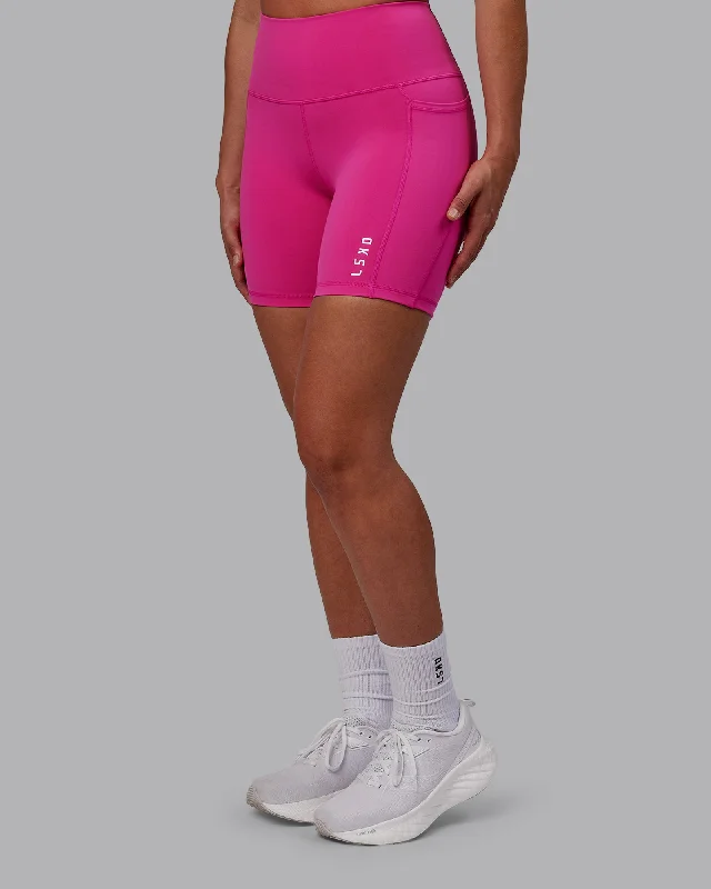 Flux Mid-Length Shorts - Fuchsia Pink